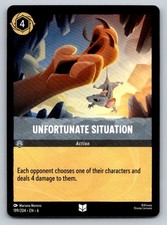 Unfortunate Situation 199/204 Uncommon Azurite Sea Lorcana Near Mint