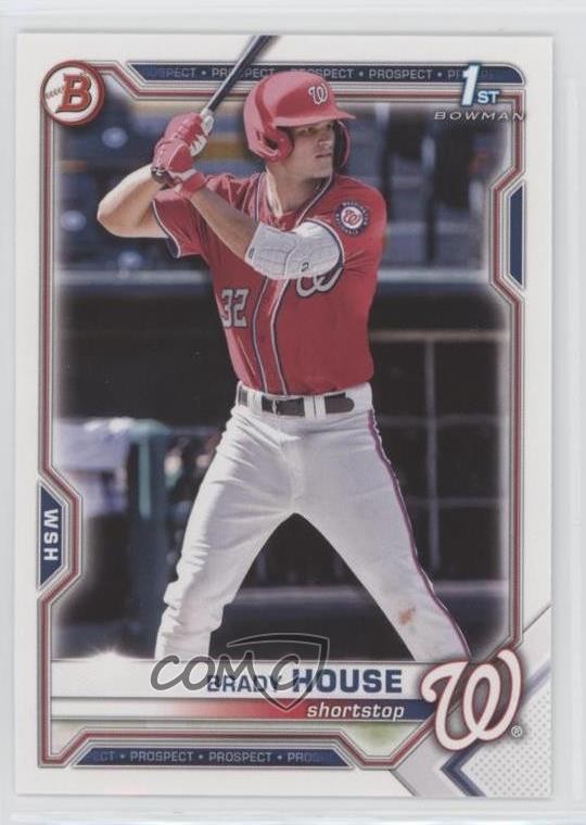 2021 Bowman Draft Brady House #BD-186 y0i