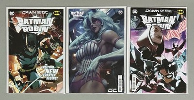  DCU Comic Keys Dawn of DC Batman & Robin #1 Artgerm 2 (2023) NM+(9.4-9.8) 