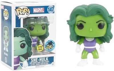 Funko POP! Marvel She-Hulk Exclusive Vinyl Bobble Head #147 [Glow-in-the-Dark]