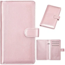 Checkbook Covers- Leather RFID Check Registers for Personal Checkbook，Wom