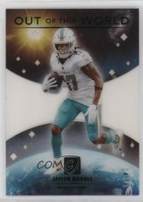 2021 Panini Clearly Donruss Out of this World Green 14/25 Jaylen Waddle lz7