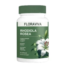 Floraviva Rhodiola Rosea Capsules Supplement Healthcare