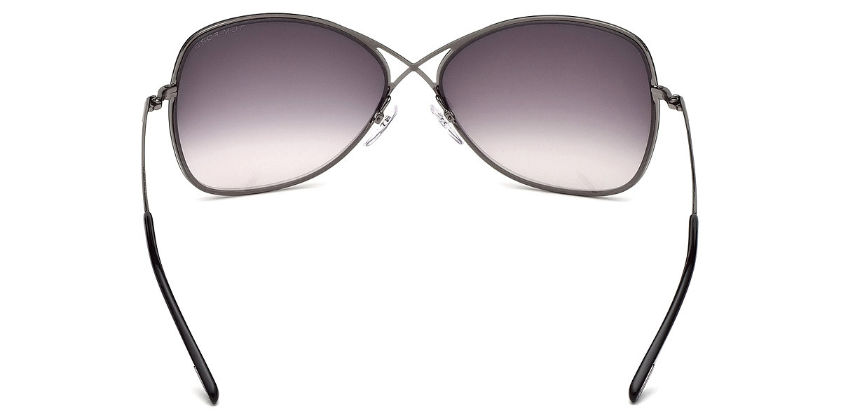 Brand New W T Tom Ford Colette Sunglasses in gray. Retails for $340. TOM FORD Colette Metal-Frame Butterfly Sunglasses | Neiman  main image 2