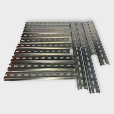 (Lot of 16) Phoenix Contact DIN Rail 35mm Mixed Length Sections Total ~12 Ft