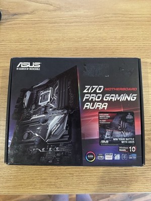ASUS Z170 Pro Gaming/Aura LGA 1151 ATX Motherboard w/ Box, Manual ROG SLI Bridge