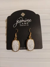Jasmine Lane Gold Tone Dangle Earrings Fashion Jewelry New --Free Shipping!