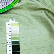 100 Pure Silk Dupioni - Subdued Mint Green 54"