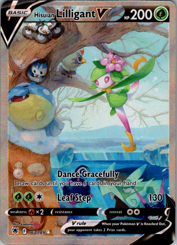 Hisuian Lilligant V (Alternate Full Art) 163/189 Swsh10: Astral Radiance Holo