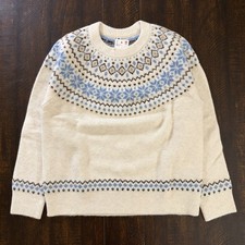 Uniqlo Kids Souffle Yarn Sweater Off White Size 11-12