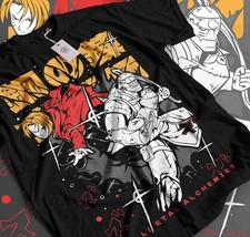 Fullmetal Alchemist T-shirt FMA Brotherhood Edward Elric Alphonse Elric Shirt741