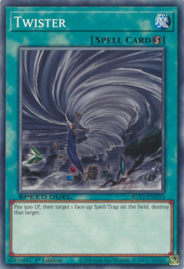 Twister Common 1st Edition Lightly Played SGX1-ENH13