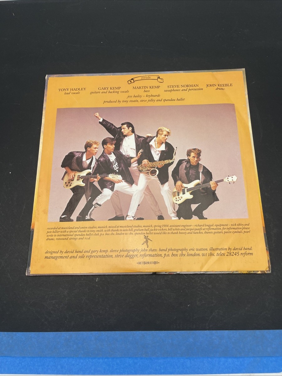 Spandau Ballet ‎Parade Gatefold Vinyl LP 12