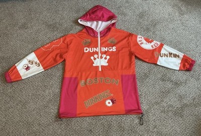 Dunkin Donuts DunKings Boston Red Sox Hooded Pullover Size Medium