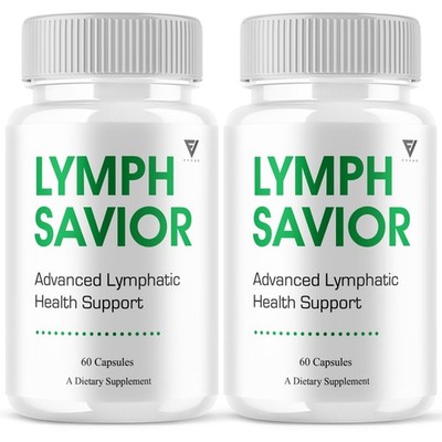(2 Pack) Lymph Savior Lymphatic Health, LymphSavior Support (120 Capsules)