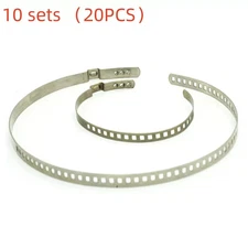 20PCS Universal Constant Velocity Joint Boot Bands Adjustable Crimping Clamp Set