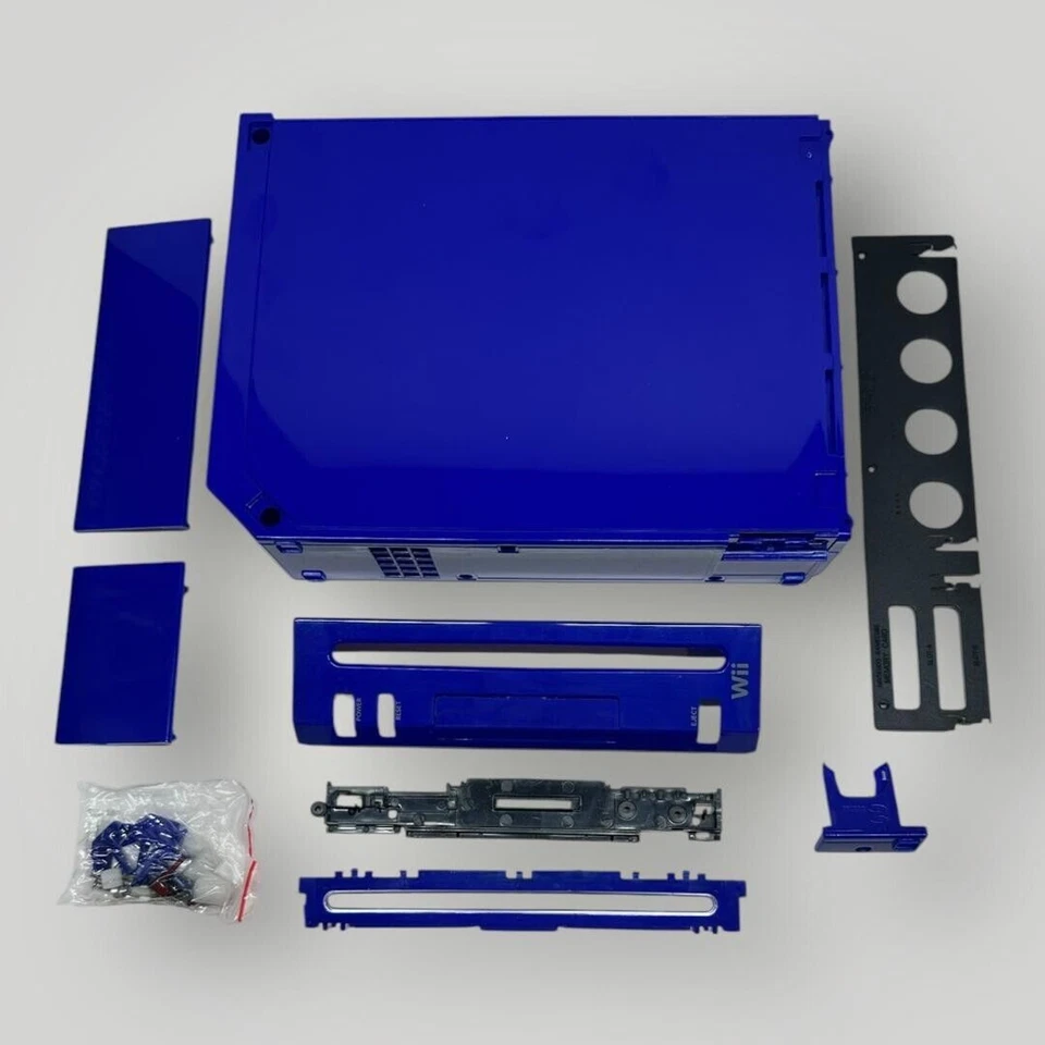 Nintendo Wii Replacement Shell Housing Blue - Image 1 of 1