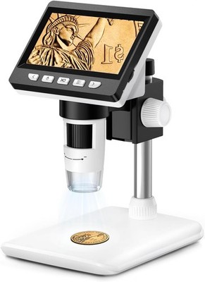 Vielseitiges USB-Mikroskop für Kinder und Erwachsene, 50-1000X Vergrößerung