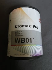 AXALTA CROMAX PRO WHITE H/S WB01 MIXING COLOR UNOPENED FREE SHIPPING 