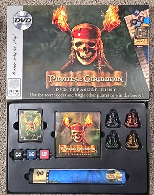 Disney Pirates Caribbean Interactive DVD Treasure Hunt Game 2006 by Imagination