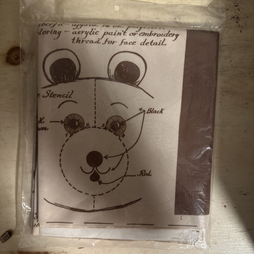 Raymar Teddybär vorgedruckt Nähset Junge oder Mädchen Bär Antik Hobby Basteln - Bild 3 von 4