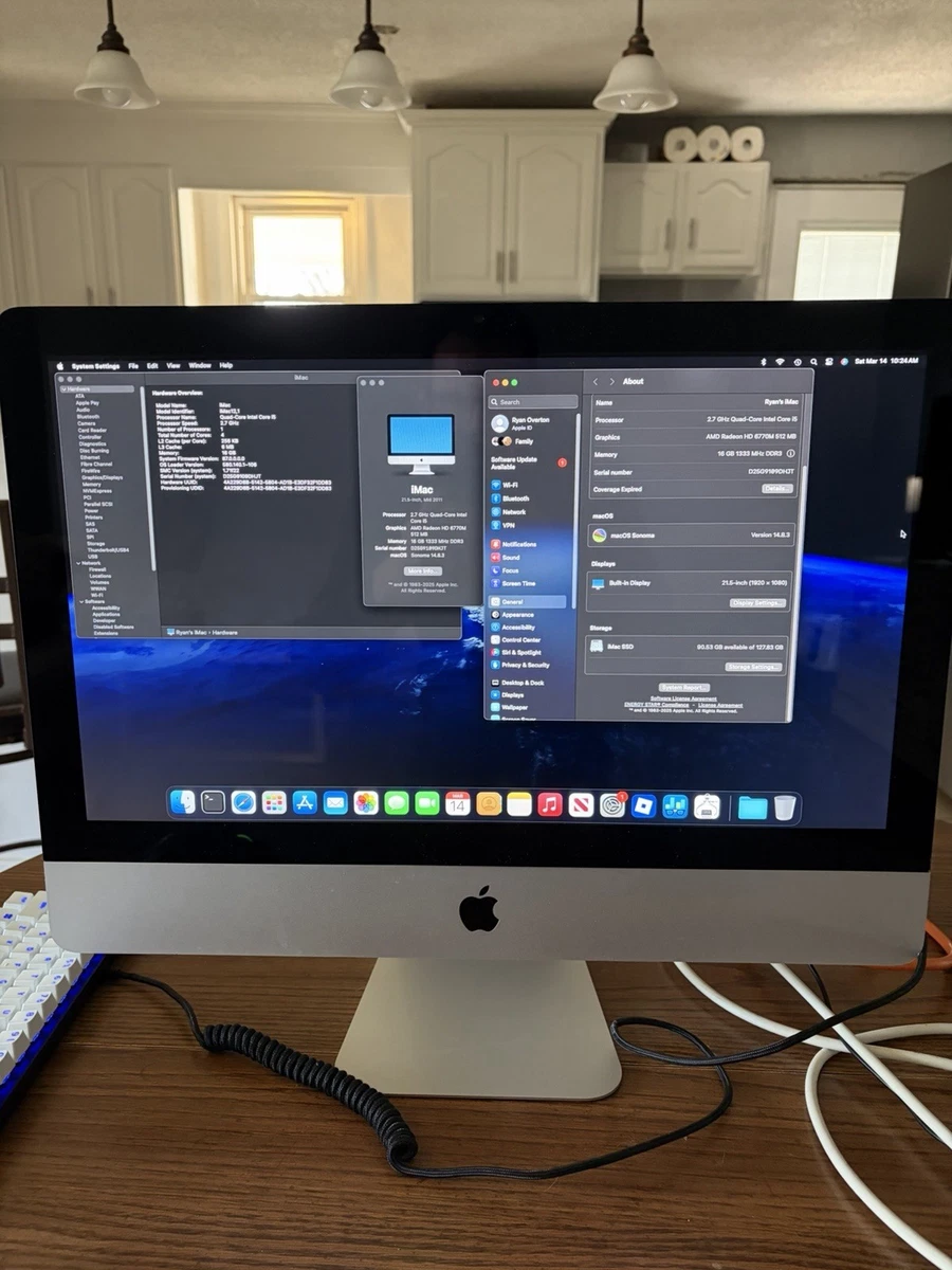 Apple iMac 2011 SSD (Solid State Drive) Apple Desktops & All-In