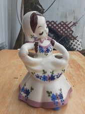 DeLee Hollywood California "Nina"  Planter Vase Flower Girl  7.5 " 1940's Nice!