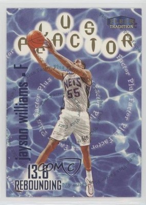 1998-99 Fleer Tradition Plus Factor Jayson Williams #140 0b5