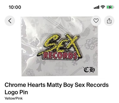 Eric Emanuel EE Matty Boy Short Size XL + Sex Record Chrome Hearts