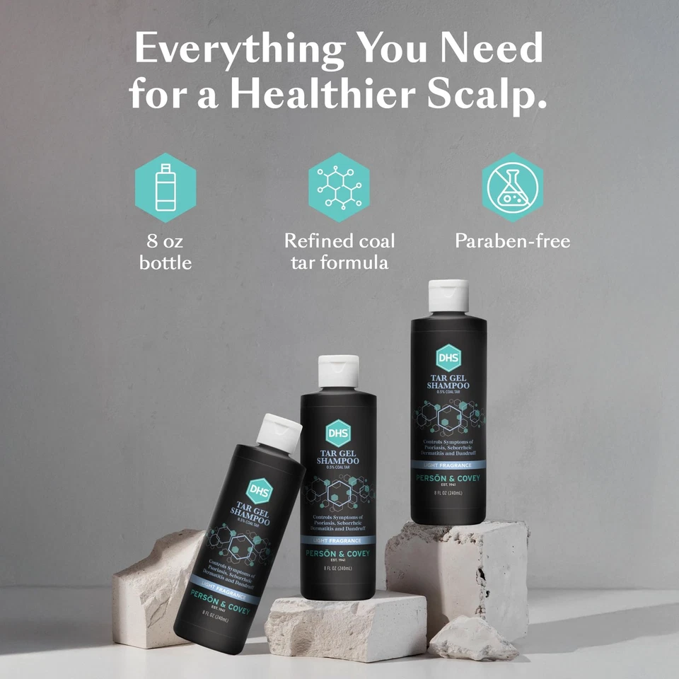 Champú en gel Person & Covey T - Champú anticaspa, psoriasis ligeramente perfumado... Foto 4 de 4