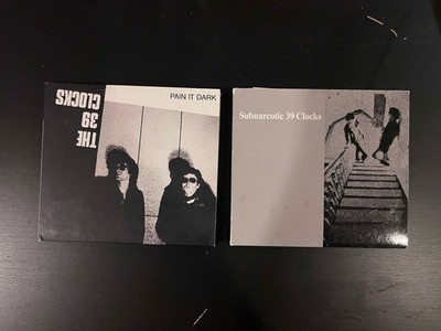 39 Clocks 2 CD lot Pain It Dark Subnarcotic Bureau B Reissue Post Punk Punk Wave