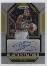 2023 Panini Prizm WNBA Signatures Silver Prizm Tina Charles #SG-TCH Auto 11ba