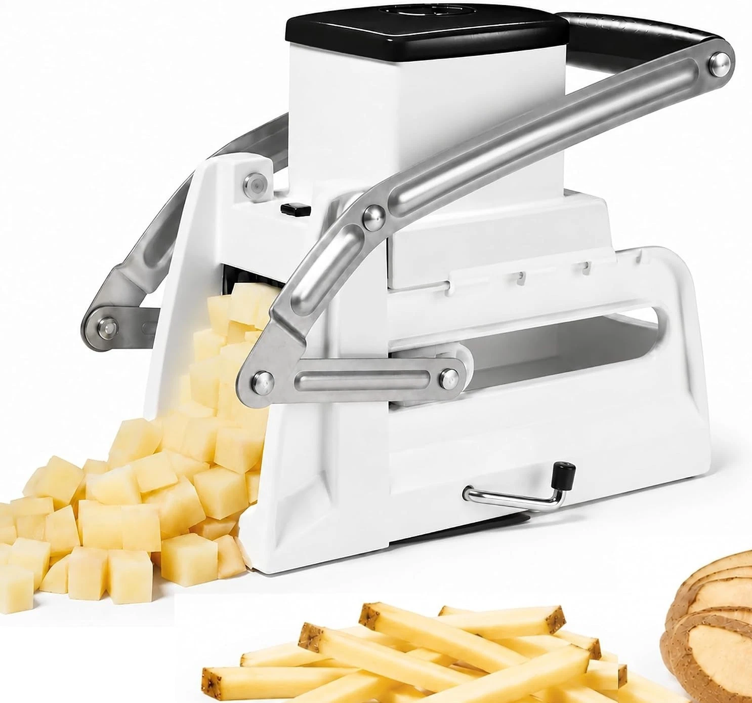 3-in-1 Fry Cutter & Cuber Potato Vegetable Cutter Stainless Steel Blades image 1