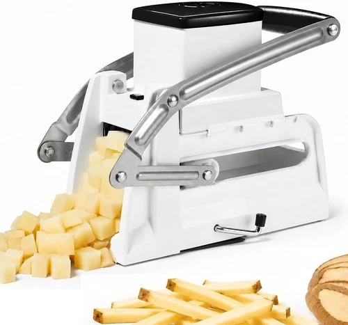 3-in-1 Fry Cutter & Cuber Potato Vegetable Cutter Stainless Steel Blades video thumbnail