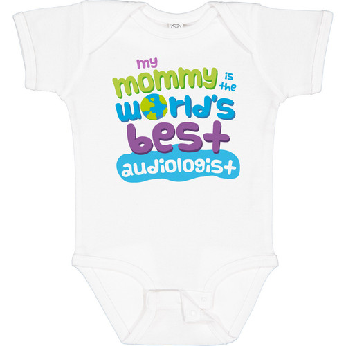 Inktastic Audiologin Mama Zitat Kinder Baby Body Worlds Best My Is Mommy Hws - Bild 1 von 8