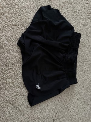 Girls Youth Small Athletic Shorts Black Varsity Flowy Cheer Youth Small