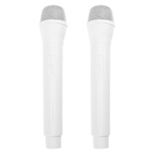 2 Pcs Children's Microphone Toy for Kids Journalist Prop Costume