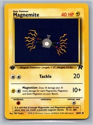 Magnemite 60/82 Team Rocket 1st Edition