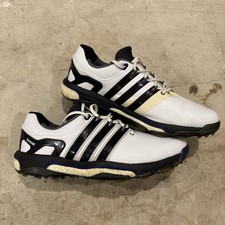 Adidas Tour360 Boost Golf Shoes Size 9 Spiked White Black Q44554