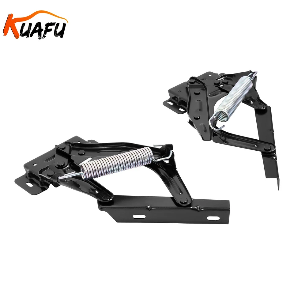 For 1967-1972 Ford F100 F250 F350 Hood Hinge Set of 2 Driver & Passenger Side Foto 3 de 4