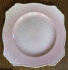 5 - 1930’s ROYAL WINTON GRIMWADES SALAD/ LUNCHEON PLATES DUSTY ROSE w/ GOLD TRIM — photo 6