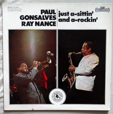 Paul Gonsalves / Ray Nance   Just A-Sittin And ... - LP 12'' - Z: sehr gut (1973)