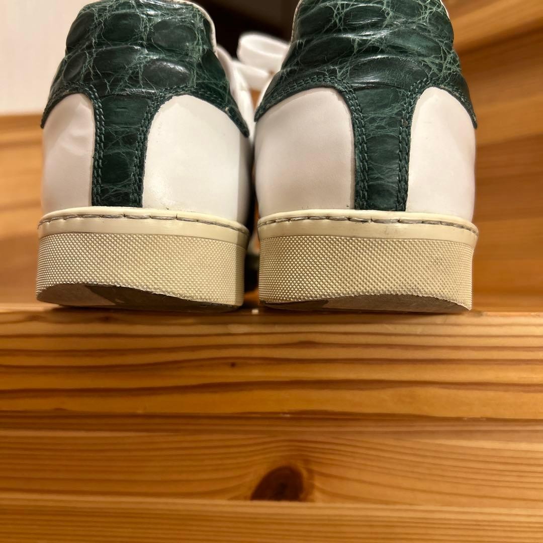 Auth Gucci Leather Sherry Line White Low cut Sneakers EU36.5 US6.5 UK3.5 Women thumbnail 9