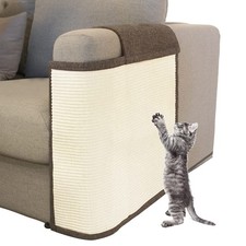 Cat Scratch Furniture Protector with Natural Sisal for Protecting Couch Sofa ...