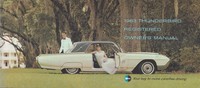 1963 Ford Thunderbird Owners Manuell Mint Original Tbird T Vogel User Guide Buch