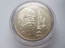 Carl Zeiss Silberm&uuml;nze 10 DM 1988 F - 100. Todestag (1816 - 1888)