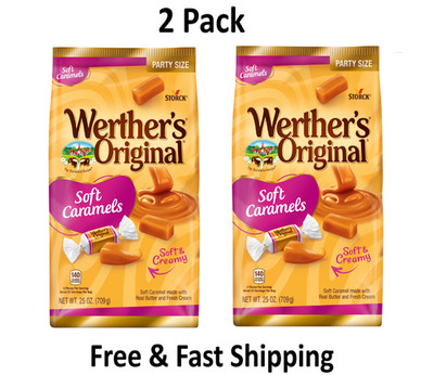 Werthers Original Soft Caramel Candy, 25 oz . (2 Pack)