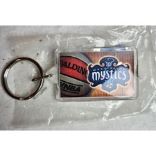 NEW Washington Mystics WNBA Basketball Keychain NBA Team Logo Spalding