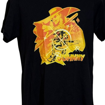 Guilty Gear Johnny Graphic Tee Size M   Anime Fighter Game T-Shirt Black