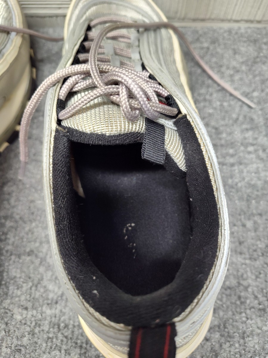Nike Air Max 97 Men Athletic Sneaker 13 Metallic Silver Lace Up Low Top Training — product photo 14 of 16